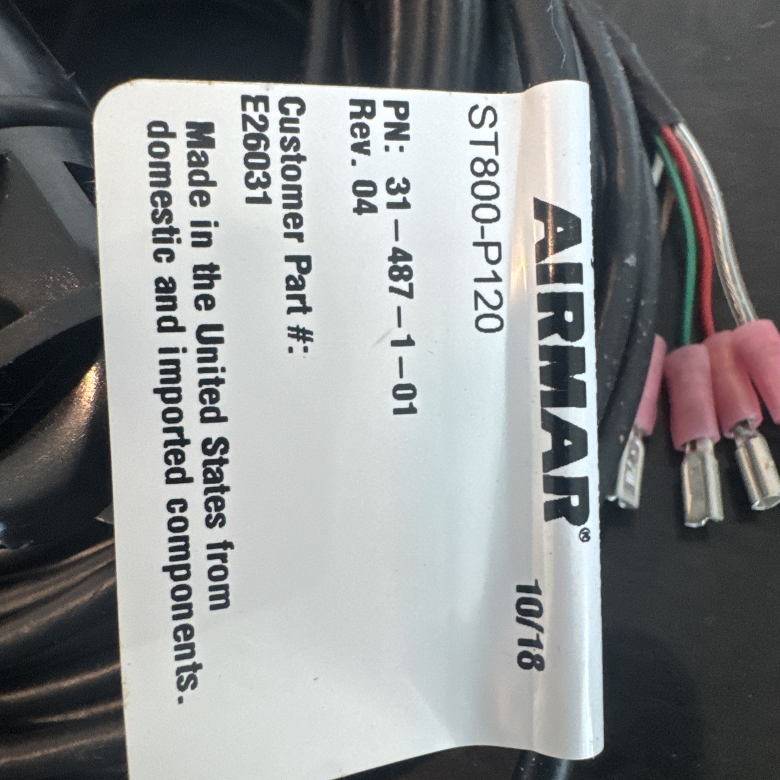 AIRMAR Speed/Temp Sensor Transducer ST800-P120 Raymarine