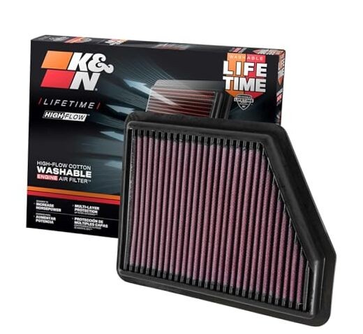 High-Flow Original Lifetime Engine Air Filter: Increase Power: Premium,