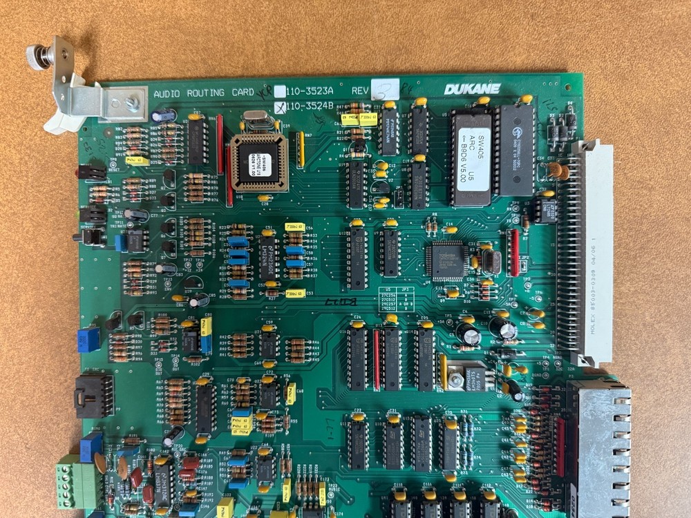 Dukane 110-3524B Expanded Audio Routing Card for a StarCall Intercom System