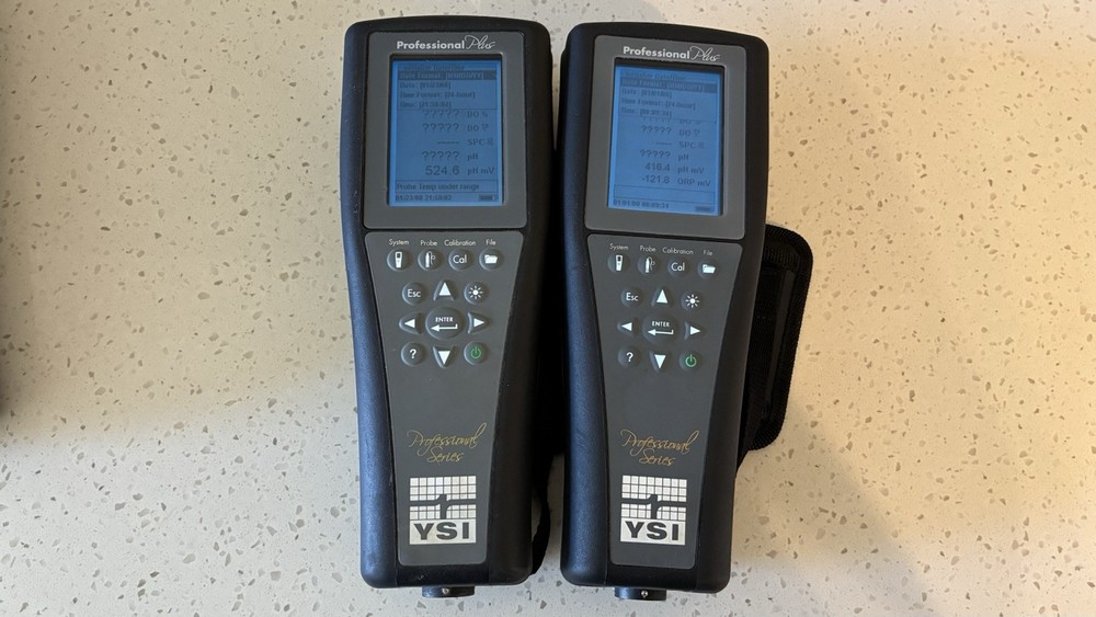 (2) YSI Professional Plus Multiparameter Water Quality Meter – Powers On/Tested