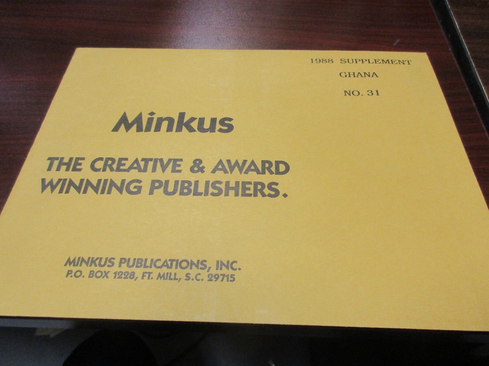 "MINKUS"  1988  SUPPLEMENT  GHANA  #31    W/FREE SHIPPING!!!
