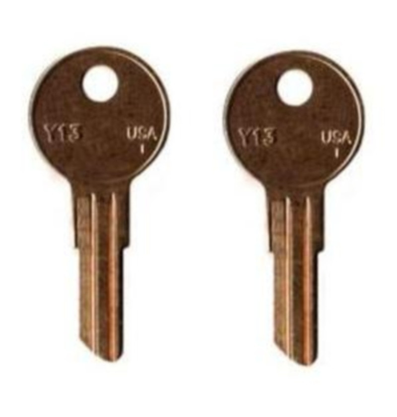 (2) Tractor Supply Tool Box Keys Pre-Cut To Your Key Code Codes EC801-EC820