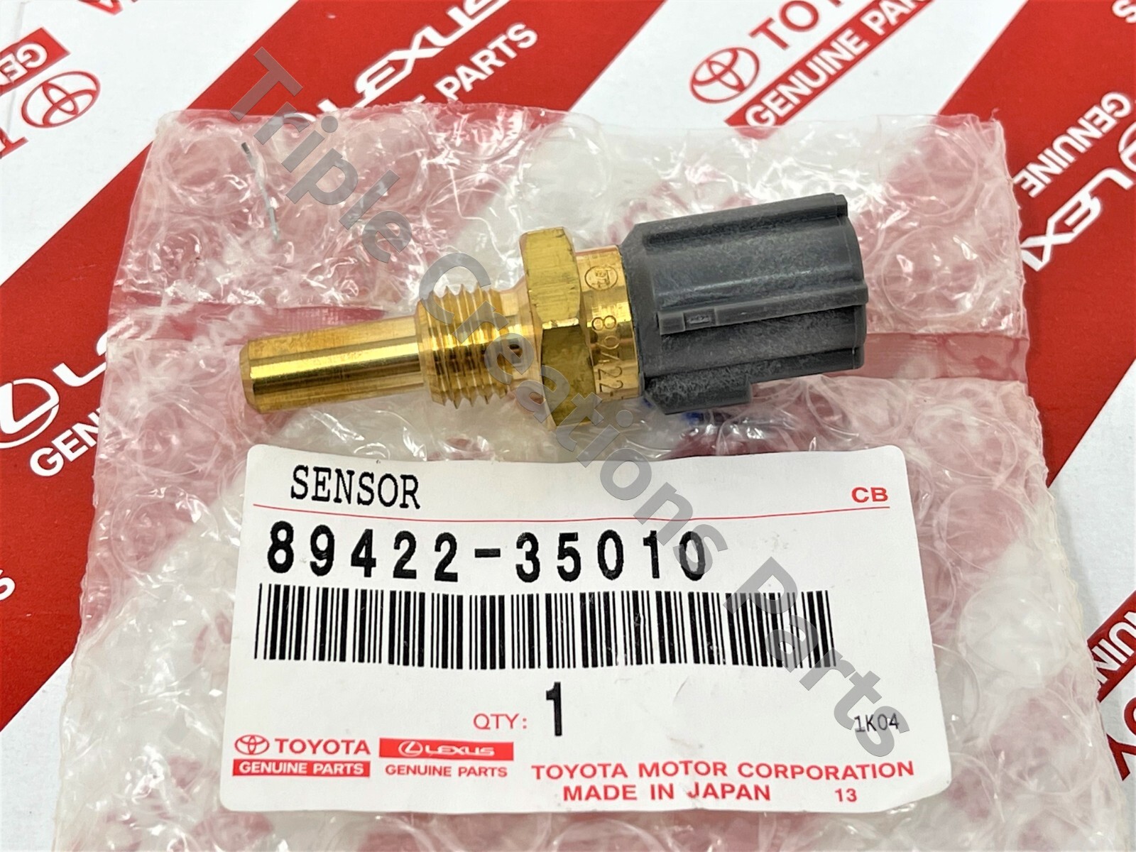 89422-35010 GENUINE OEM TOYOTA HIGHLANDER LEXUS COOLANT WATER TEMPERATURE SENSOR
