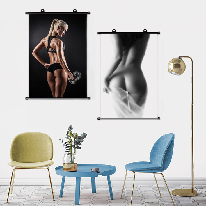 Custom Canvas Scroll Poster Personalized Customize Different Sizes