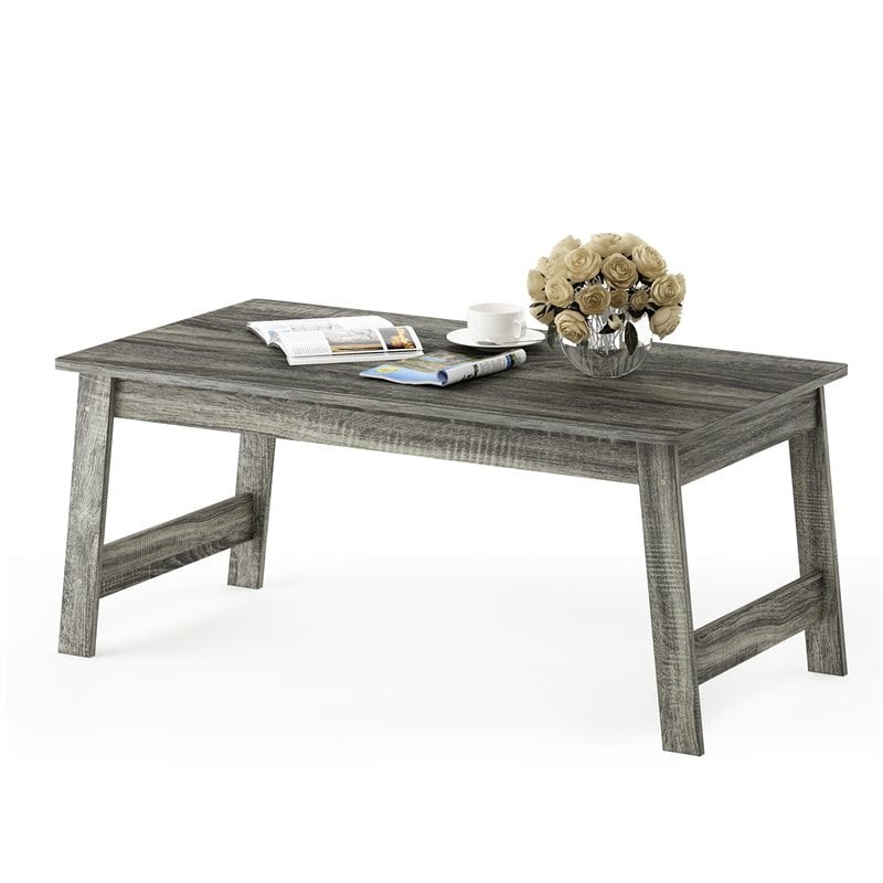 Beginning Coffee Table, French Oak Grey Storage Shelf
