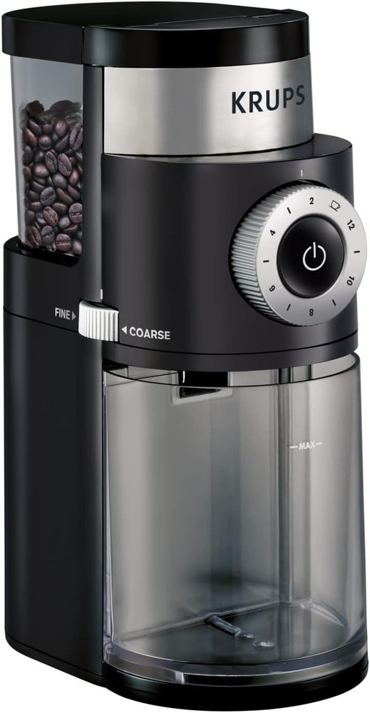 110W Coffee Burr Grinder: 12 Custom Settings, Ideal for Drip, Cold Brew & More
