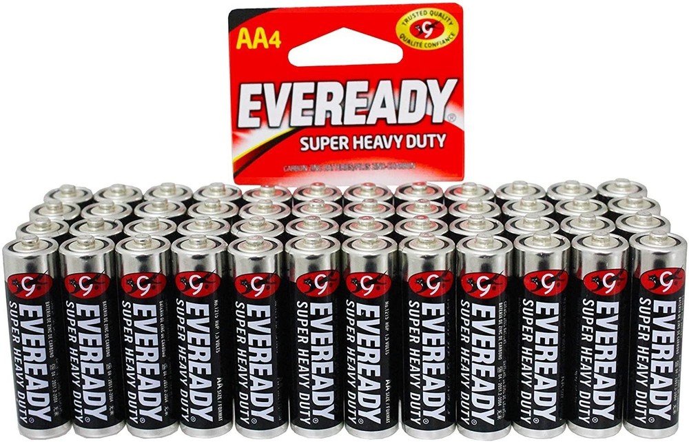 Eveready Super Heavy Duty Batteries, AA (48-Pack)