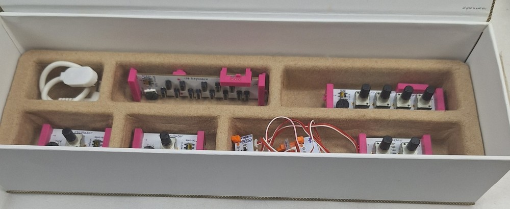 Korg LittleBits Modular Analog Synth Kit Complete Open Box New