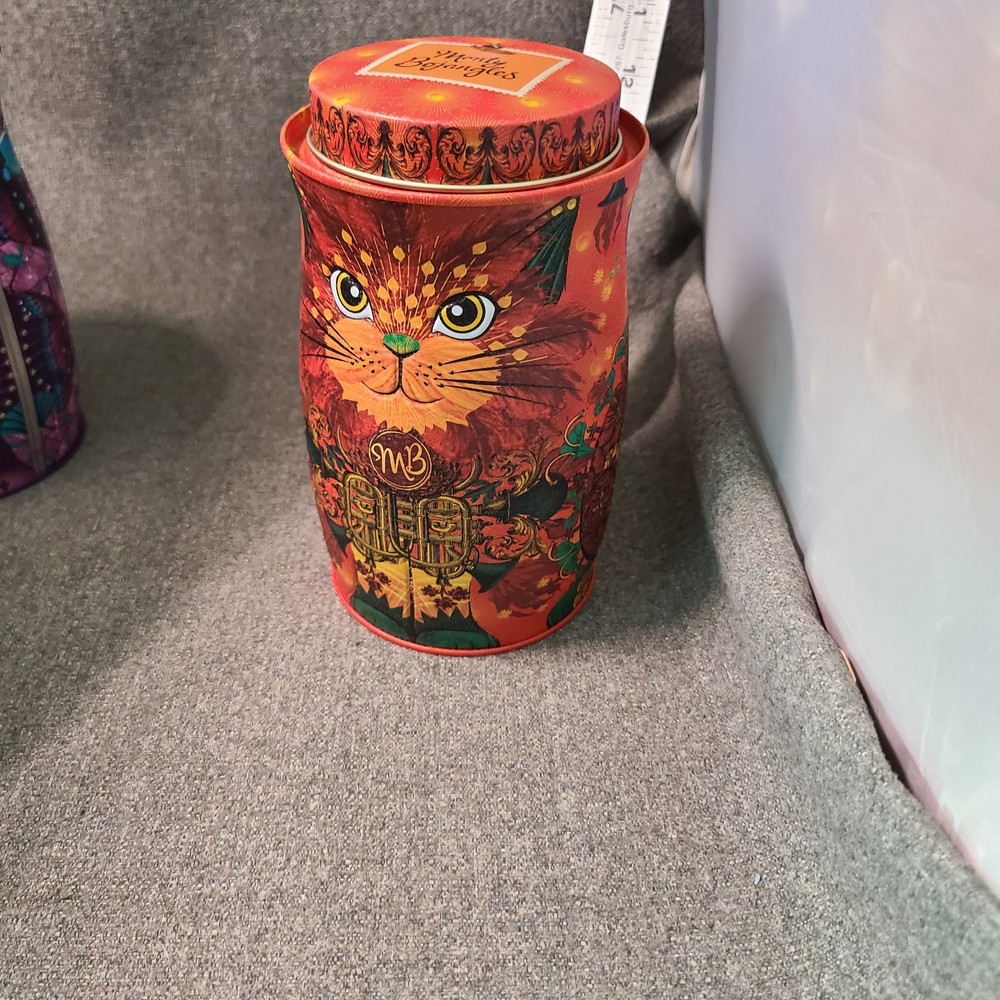 Monty Bojangles MB Fire Dancer Truffles Cat Tin EMPTY