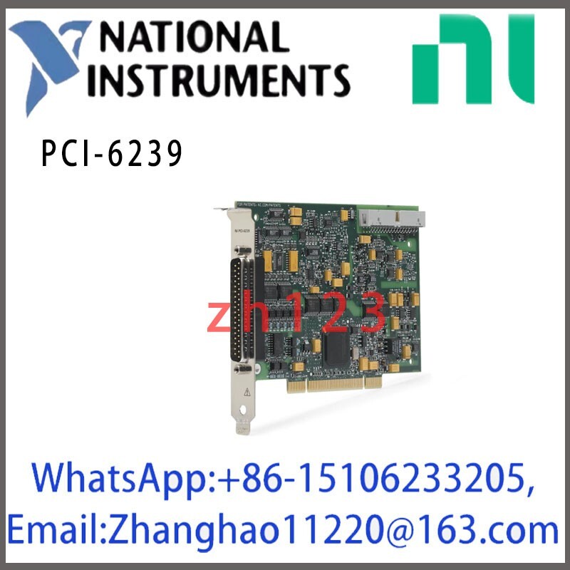 NI PCI-6239 Data Acquisition Card (Multifunctional I/ O device)