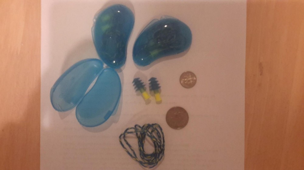 3-Pair Hearing Protectors Noise Reduction 27 dB Multiple Ear plug One case