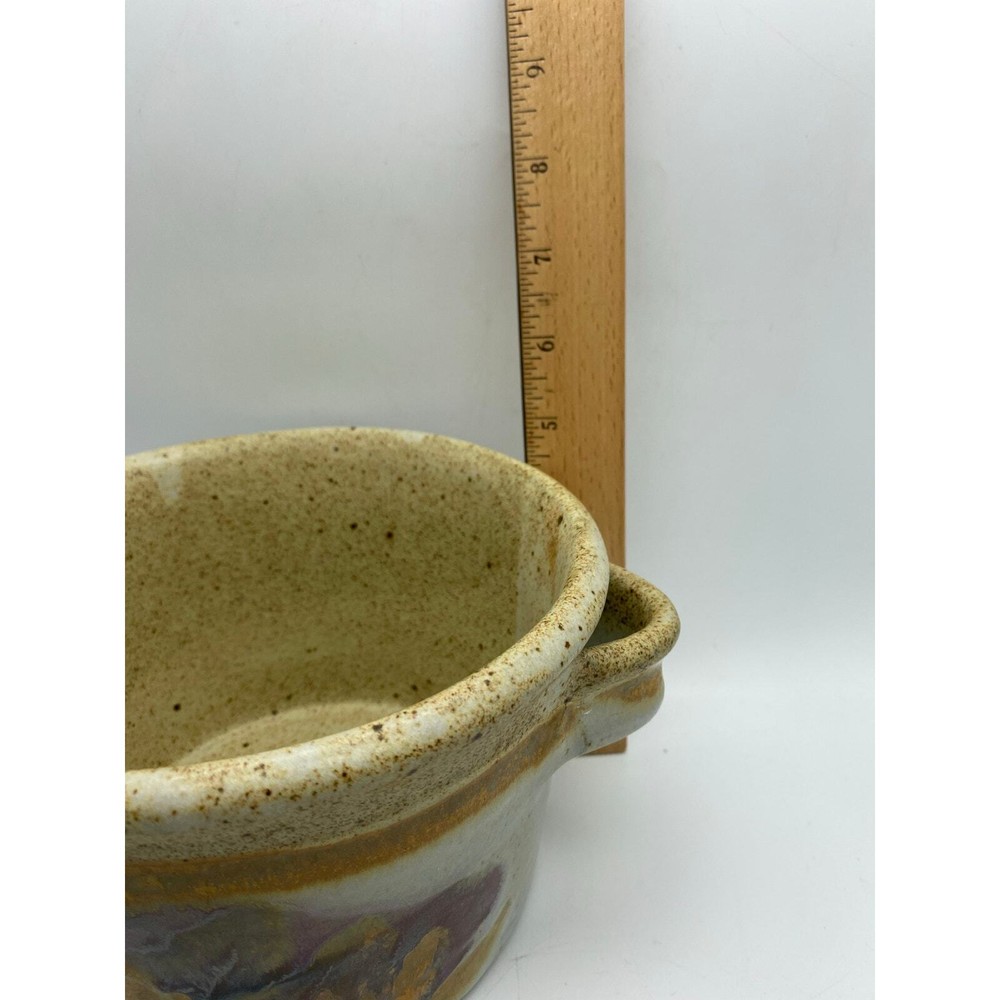Chamberlain Stoneware Handled Bread baker Casserole Studio pottery