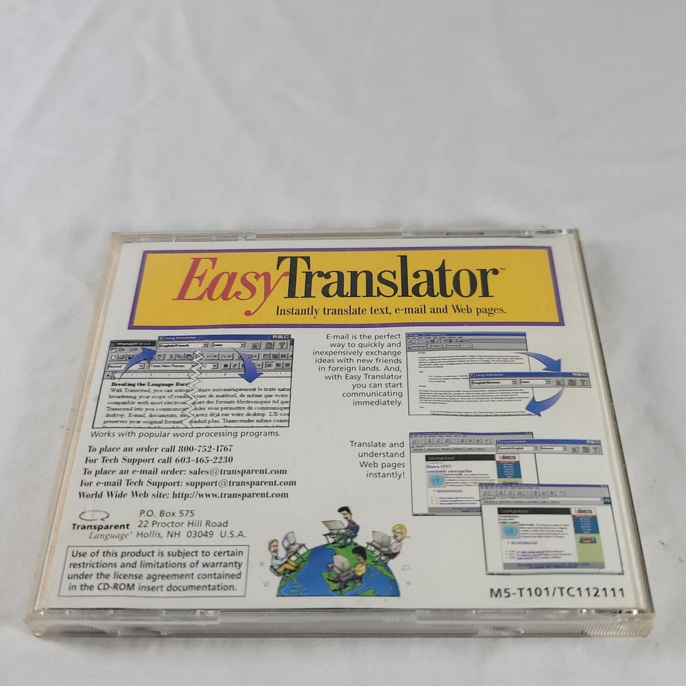 Easy Translator (CD ROM, Windows) - Used