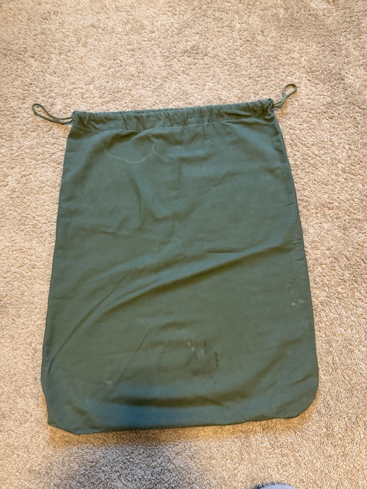 Military Olive Green Drawstring Bag