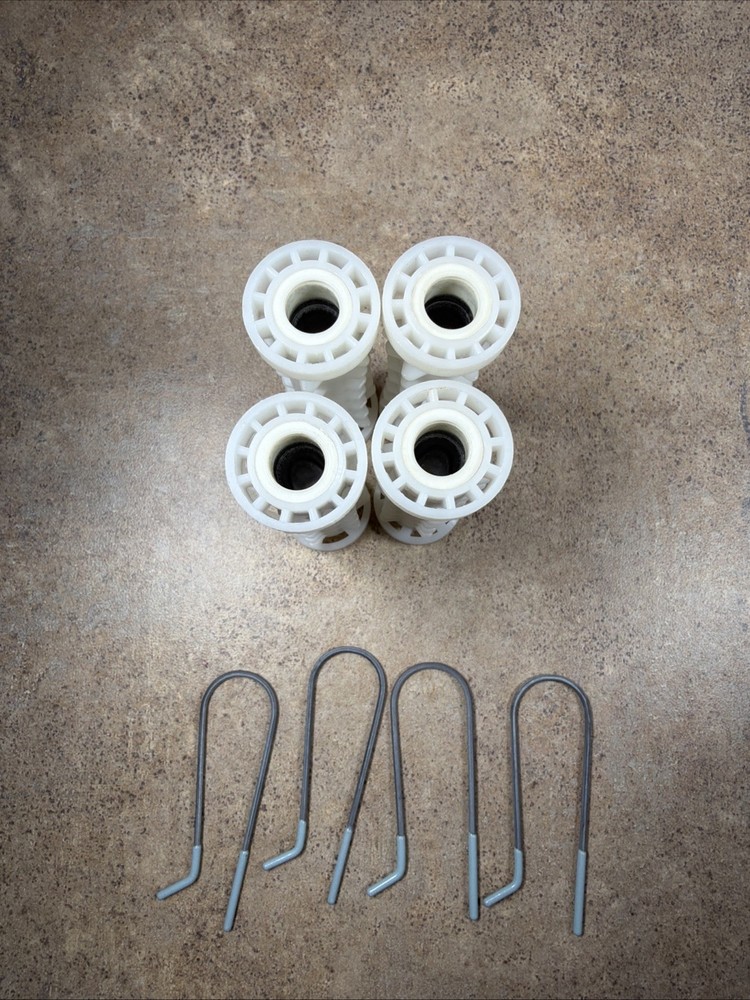 VTG Clairol Deluxe C-40 Hot Rollers Replacement Rollers 4 Small + Clips