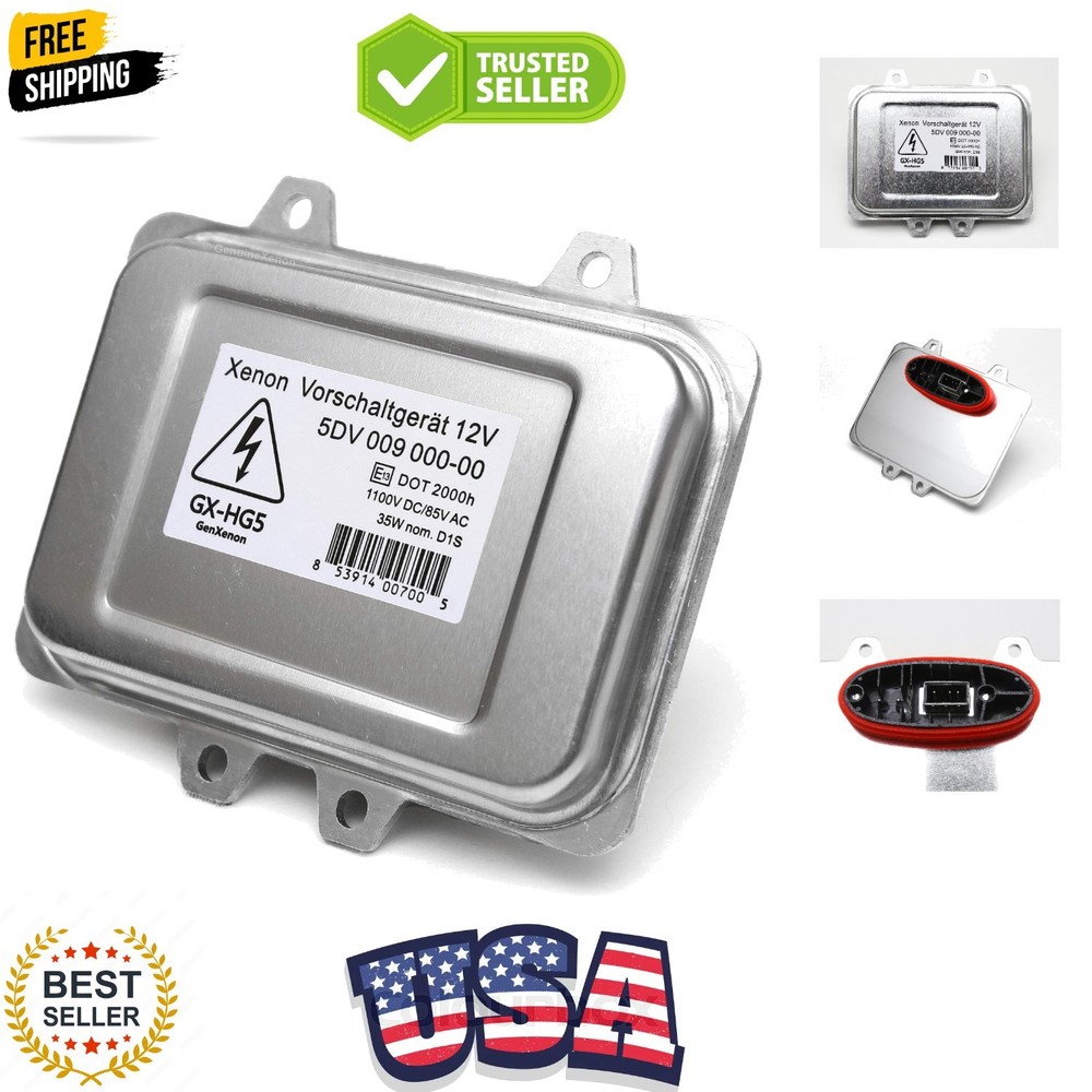 Replacement 5DV 009 000-00 Xenon HID Ballast Headlight Control Unit Module fo...