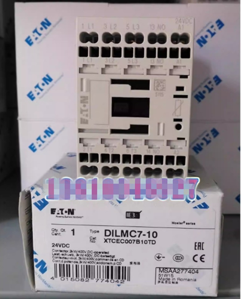 1PCS EATON DILMC7-10 (24VDC) contactor