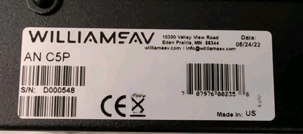 Williams AV ANNOTATION PRO PLUS AN C5P