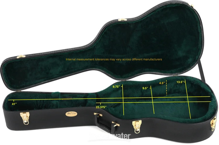 Martin Dreadnought Junior Hardshell Case - Black