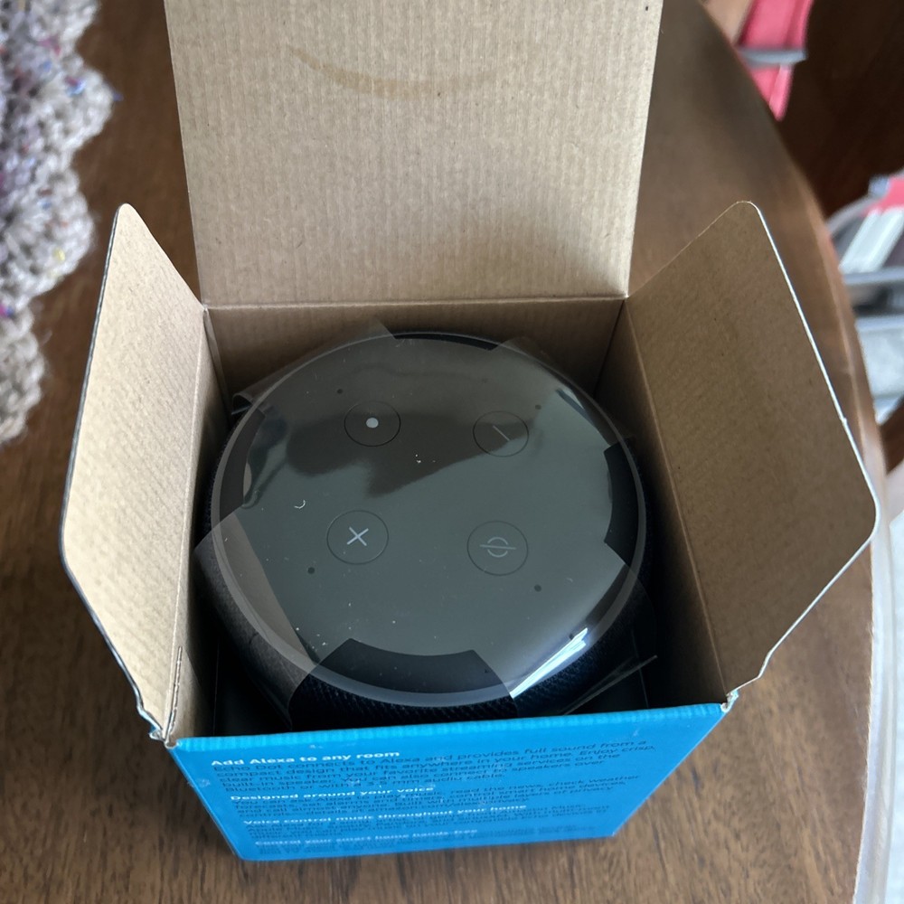 Amazon Echo Dot 3rd Generation Smart Speaker w/ Alexa Charcoal PreOwned