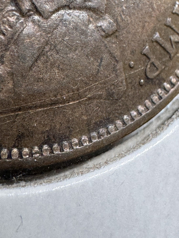 1917 Canada Large Cent Bronze Coin Scratched