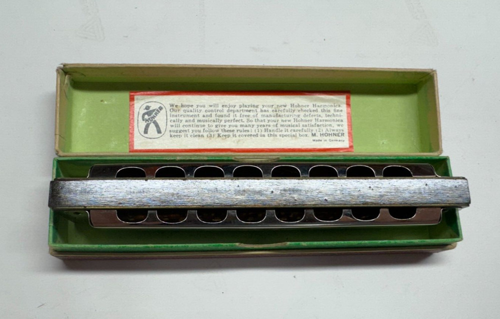 Vintage M. Hohner The Echo Harmonica C [Germany]
