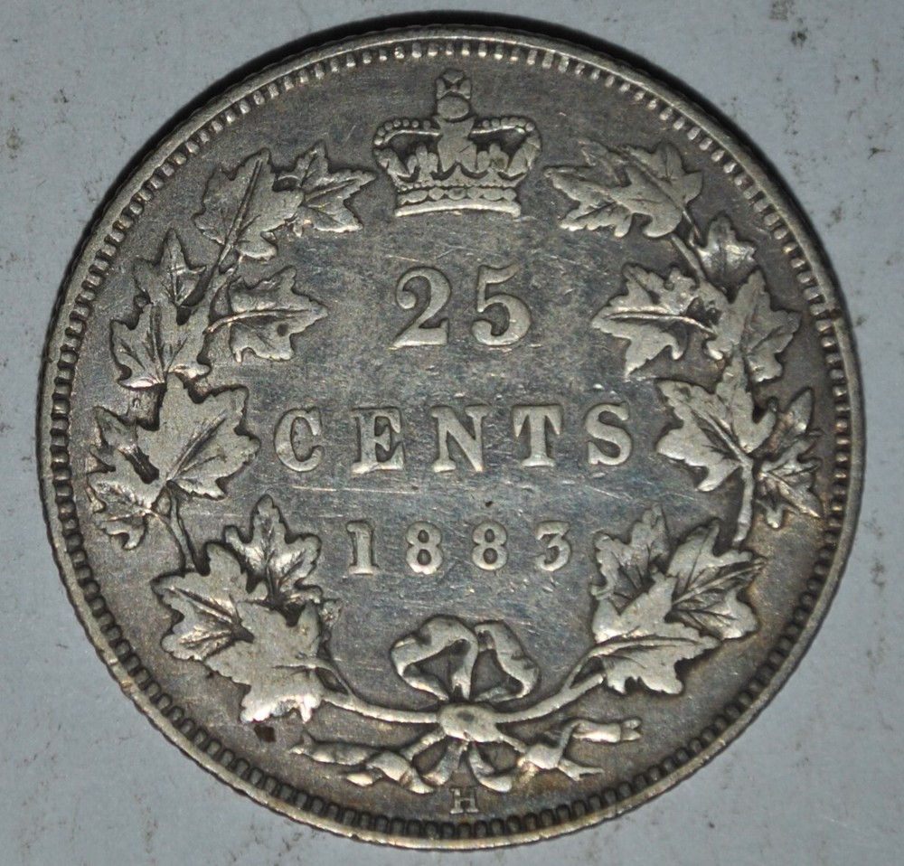 1883 CANADA 25 Cents {{{{4672