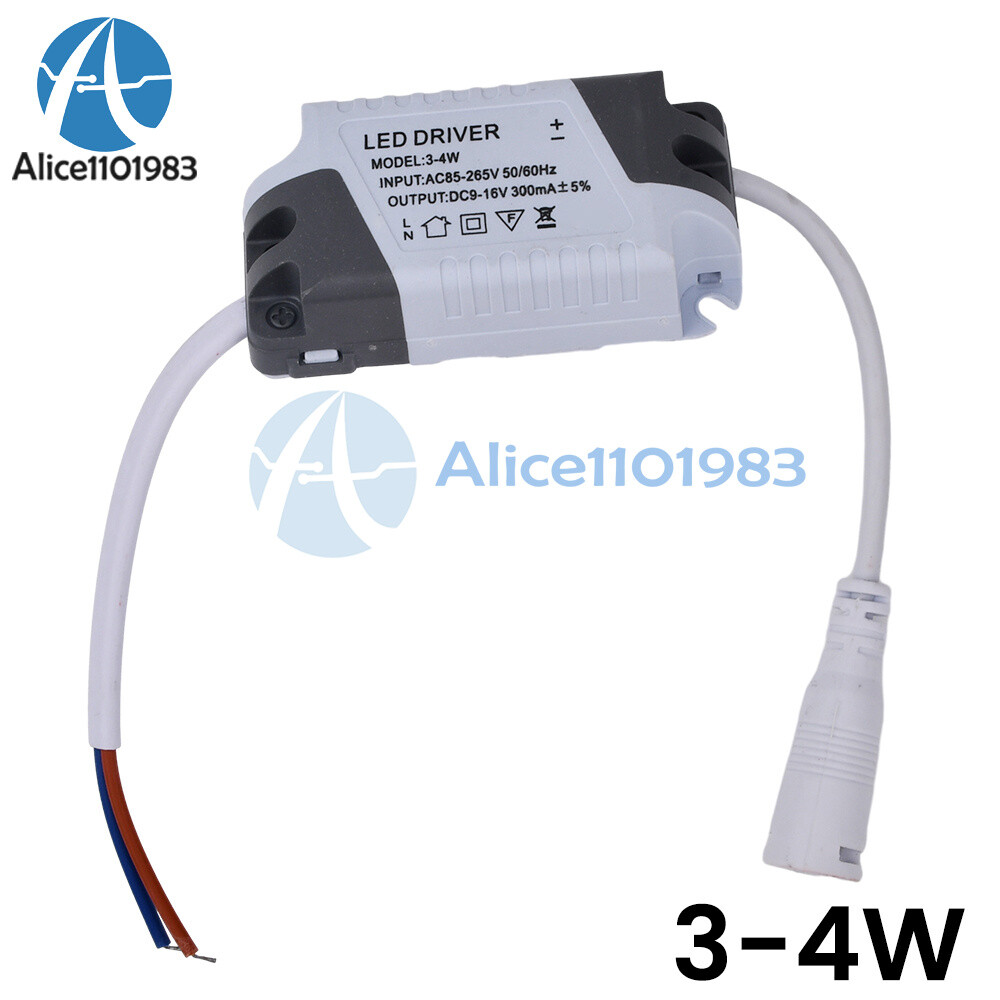 LED Panel Driver Ceiling Light AC85-265V 3-36W Transformer Power Supply Adapter
