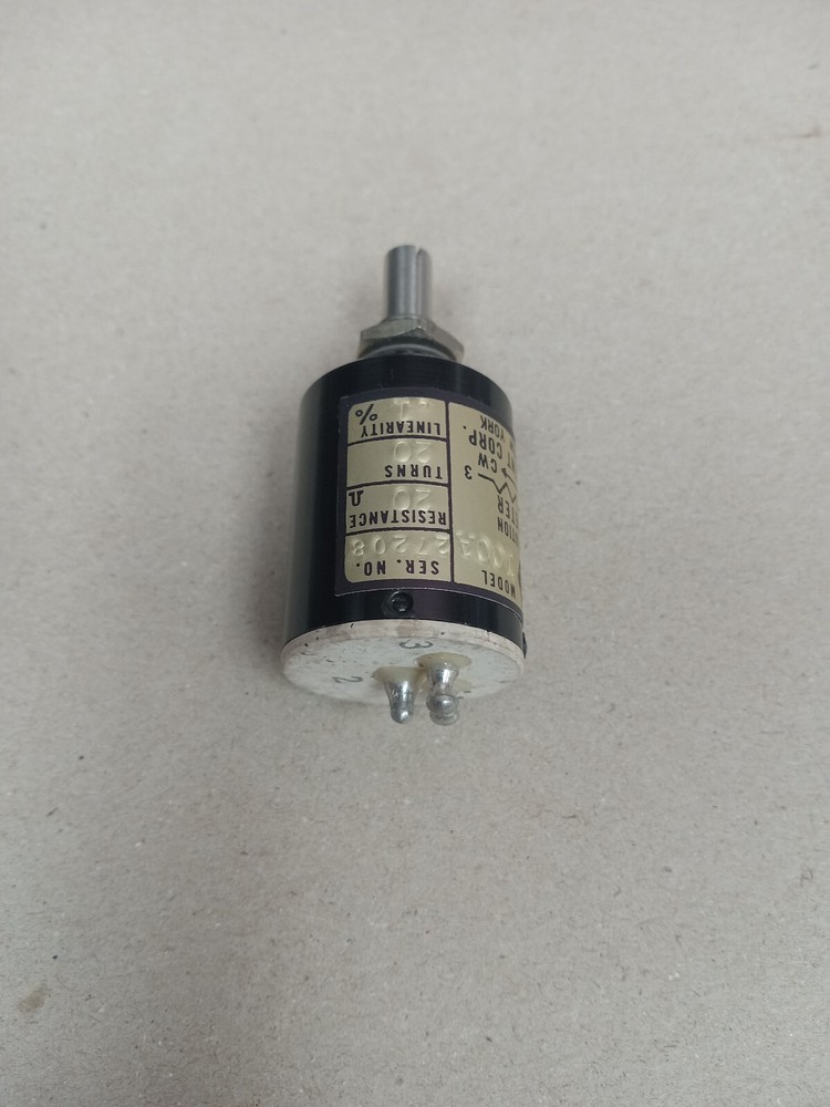 POTENTIOMETER  20 OHM   INFINITE RESOLUTION MODEL 100A