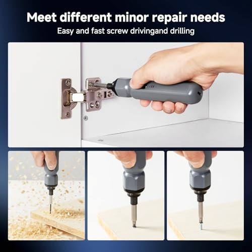 Electric Screwdriver 3.6V，Mini Cordless Power Screwdriver Set, Precision Bits