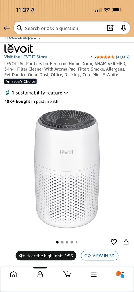 Levoit Core300 White
