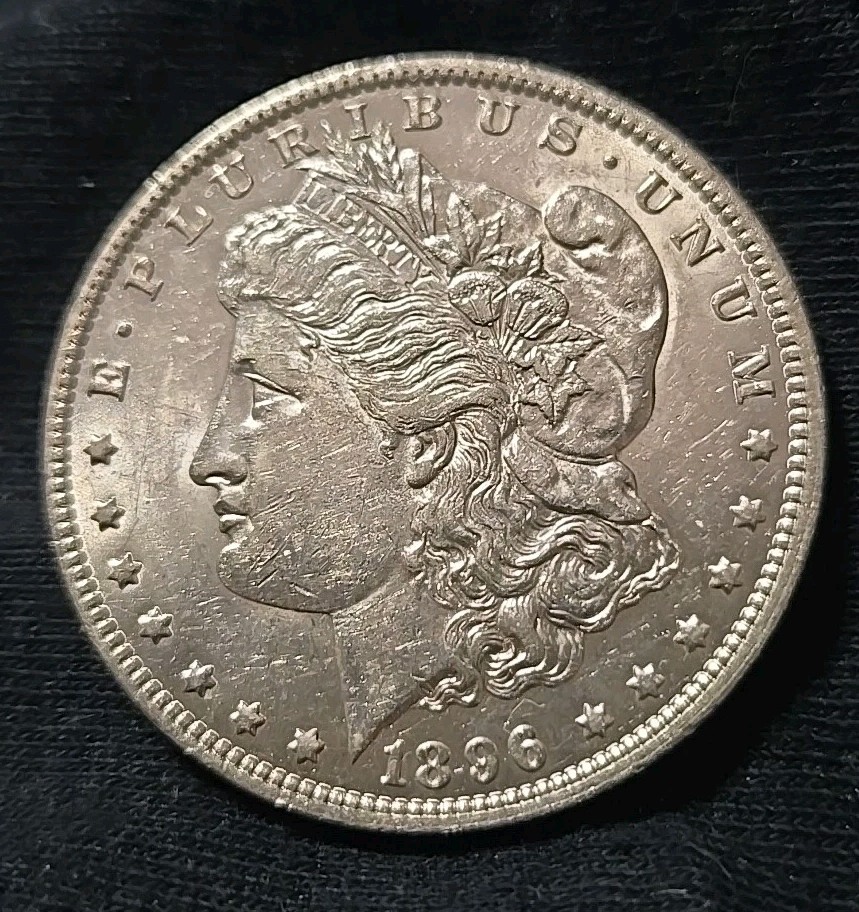 1896 O MORGAN SILVER DOLLAR - AU+++