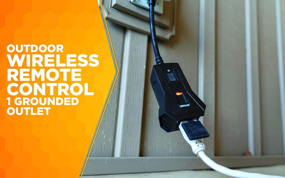 2 Pack Wireless Remote Control Outlet Kit - Convenient Lighting Controller