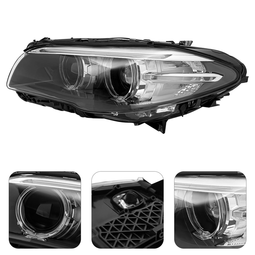 2014-2017 5 Series Halogen Headlight Left Driver w/LED DRL Without AFS
