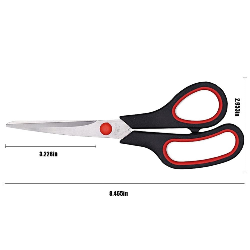 Scissors, Multipurpose office Scissors,8.5 Inch Ultra Sharp Shears, Comfort-G...