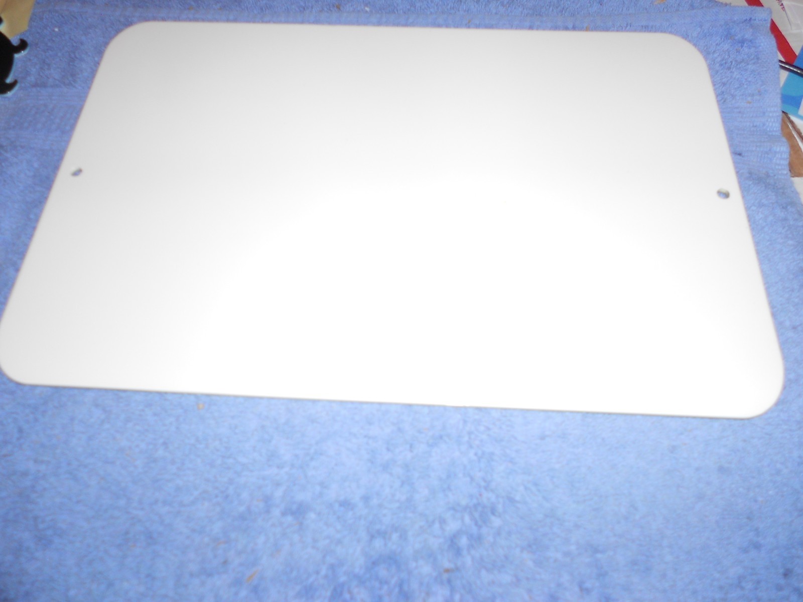 VINTAGE 1956 CHEVROLET "SEE THE NEW CAR 12" ADVERTISING SIGN DIE-CUT METAL CHEVY