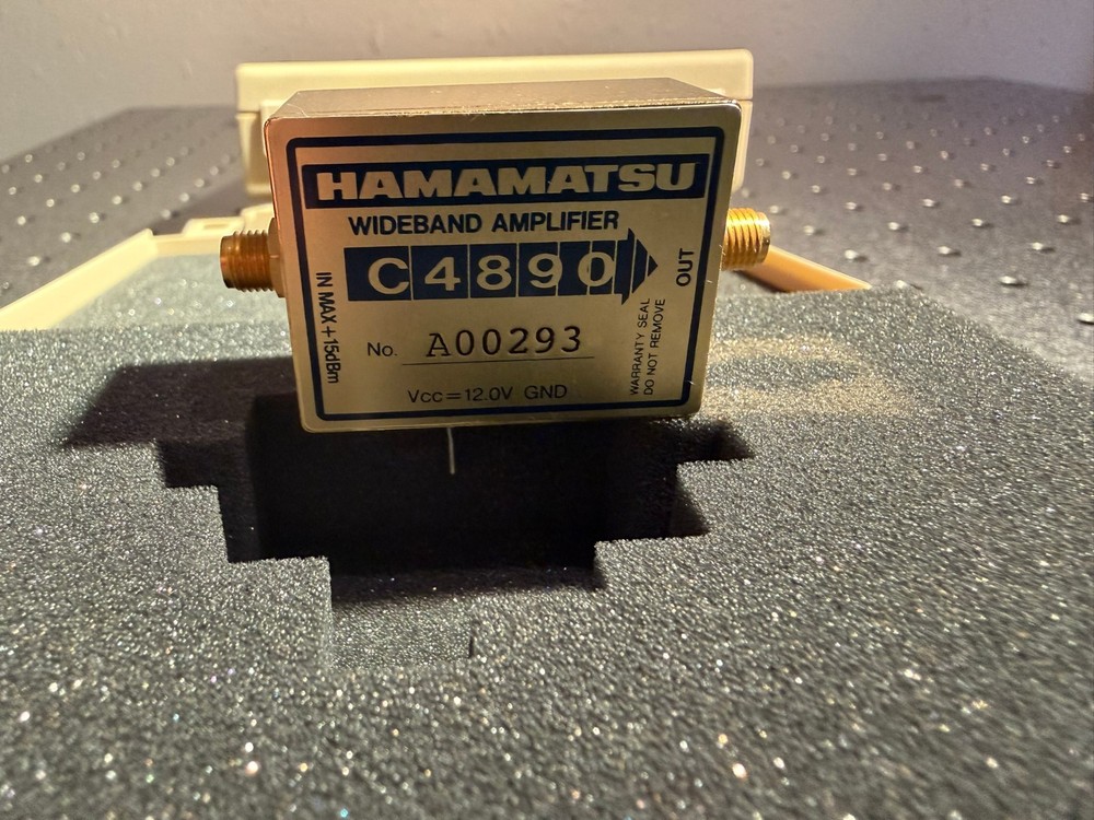 Hamamatsu C4890 Wideband Amplifier Excellent Condition + Case