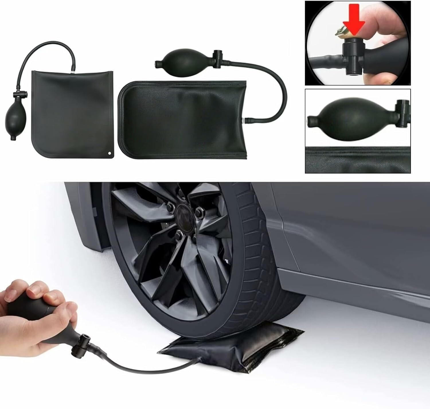 23 Pcs Emergency Car Unlock Tool Kit, Vehicle Repair Lock Out Set US