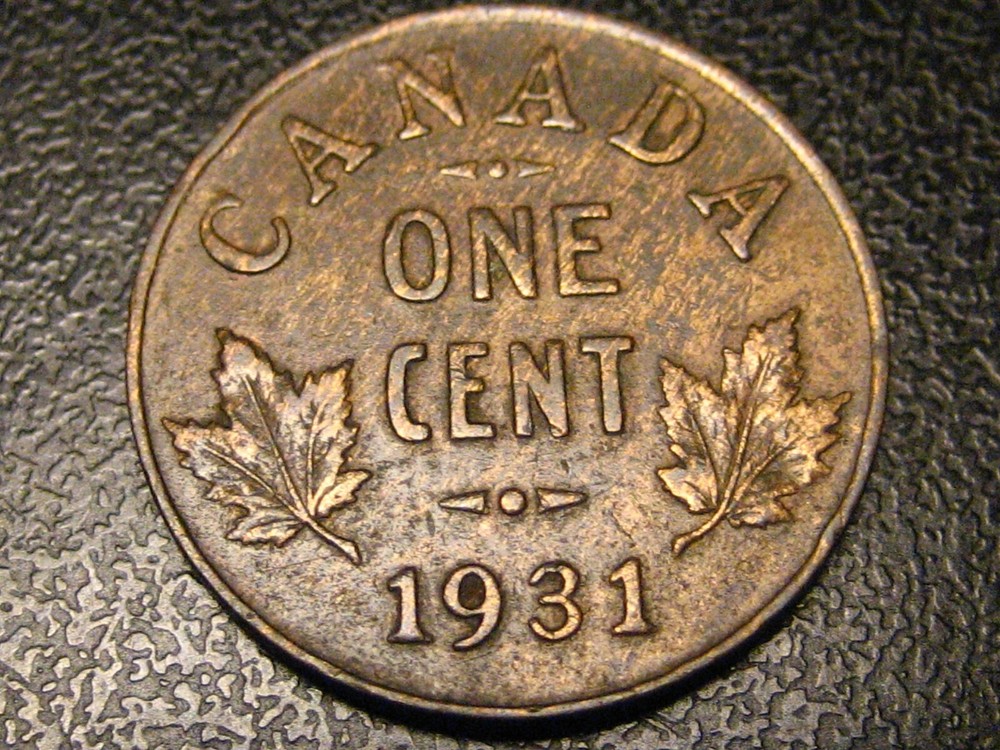 1931 Canadian Small Cent