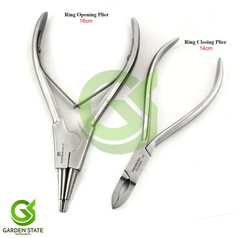 Surgical Ring Closing Plier Ring Opening Pliers Captive Bead Insert Ball Closure