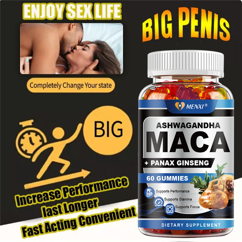 Male Enhancement Gummies Booster & Thicker Last Longer Stronger Bigger 60 Gummy