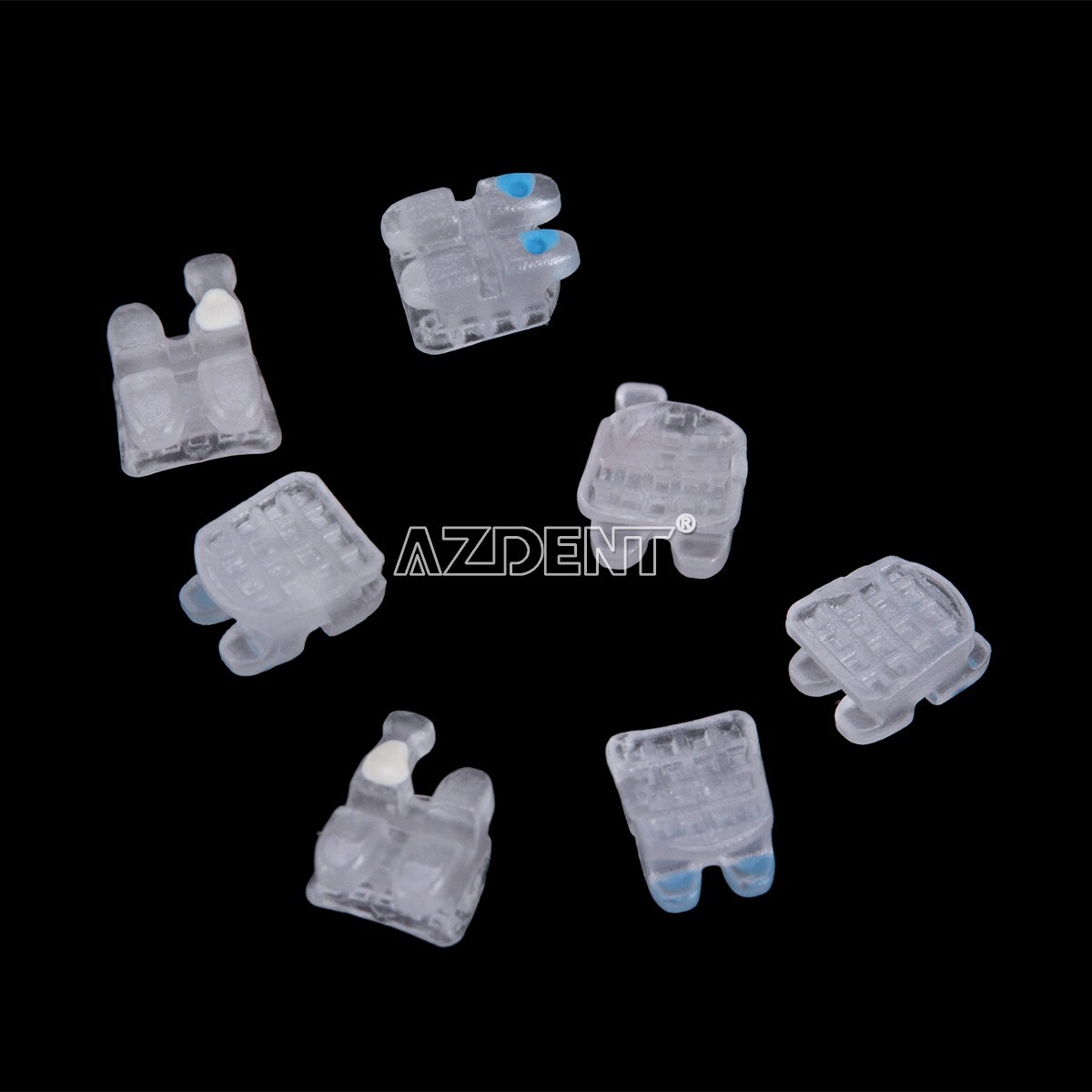 Dental Ortho Clear Bracket Monocrystalline Sapphire /Ceramic Braces Roth MBT 022