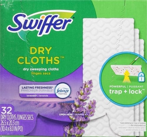 Swiffer Sweeper Dry Sweeping Pad, Multi Surface Refills for Dusters Floor Mop