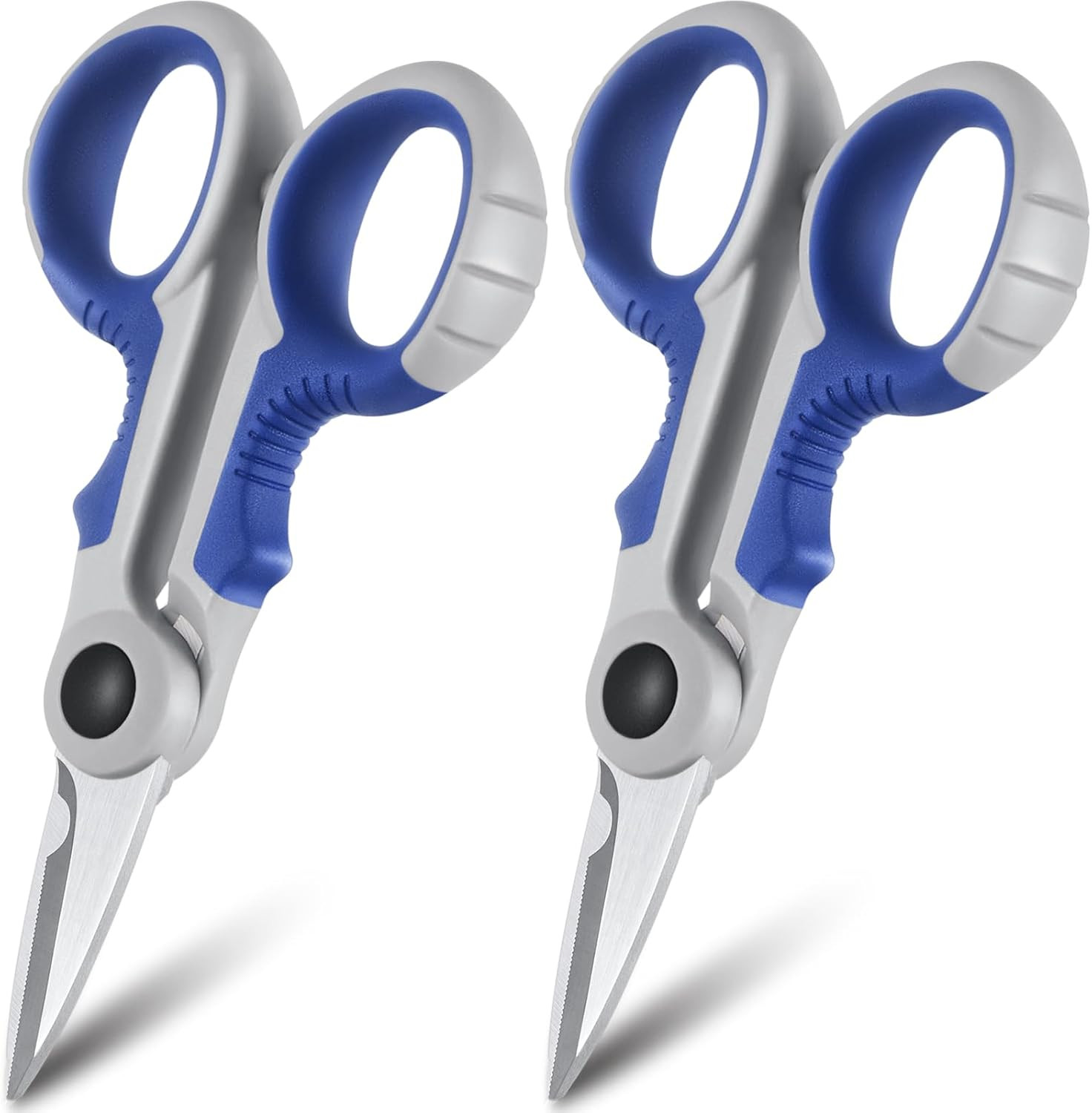 2 Pack Heavy Duty Fishing Line Scissors Braided Line Cutters for Fishing