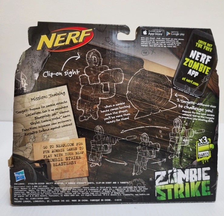 Hasbro Nerf Zombie Strike Target Set - 8 Piece Set