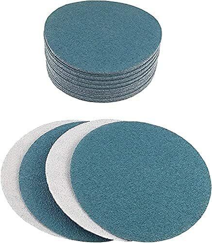 Starcke Premium 6 Inch Hook and Loop Grip Sanding Discs No Hole