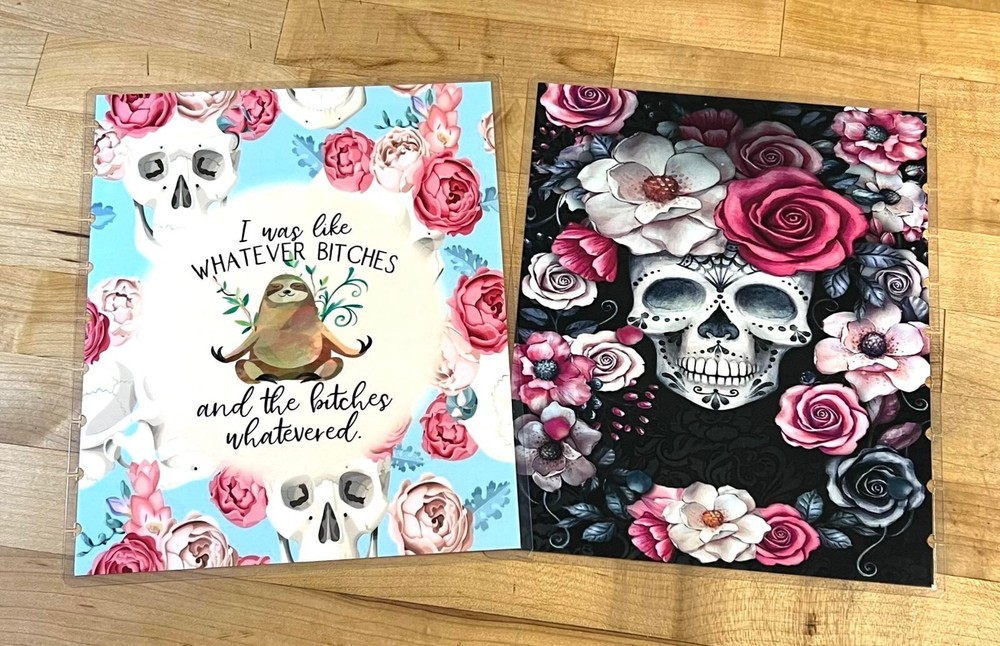 Sloth 'Whatever' Cover Set for use with Classic Happy Planner-