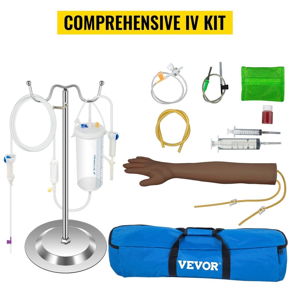 Phlebotomy Practice Kit, Dark Skin IV Practice Kit Venipuncture Learning