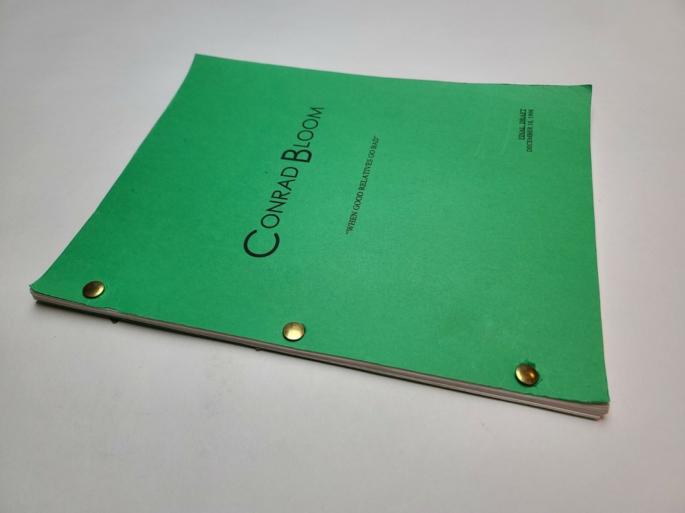 CONRAD BLOOM / Heide Perlman 1998 TV Script "When Good Relatives Go Bad"