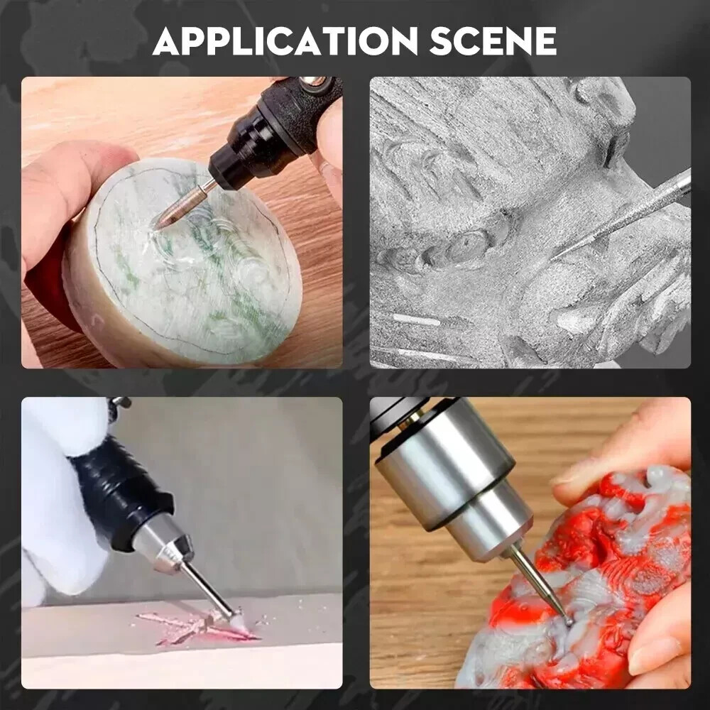 30PC Dremel Rotary Multi Tool Cutting Guide HSS Router Drill Bits Attachment Kit